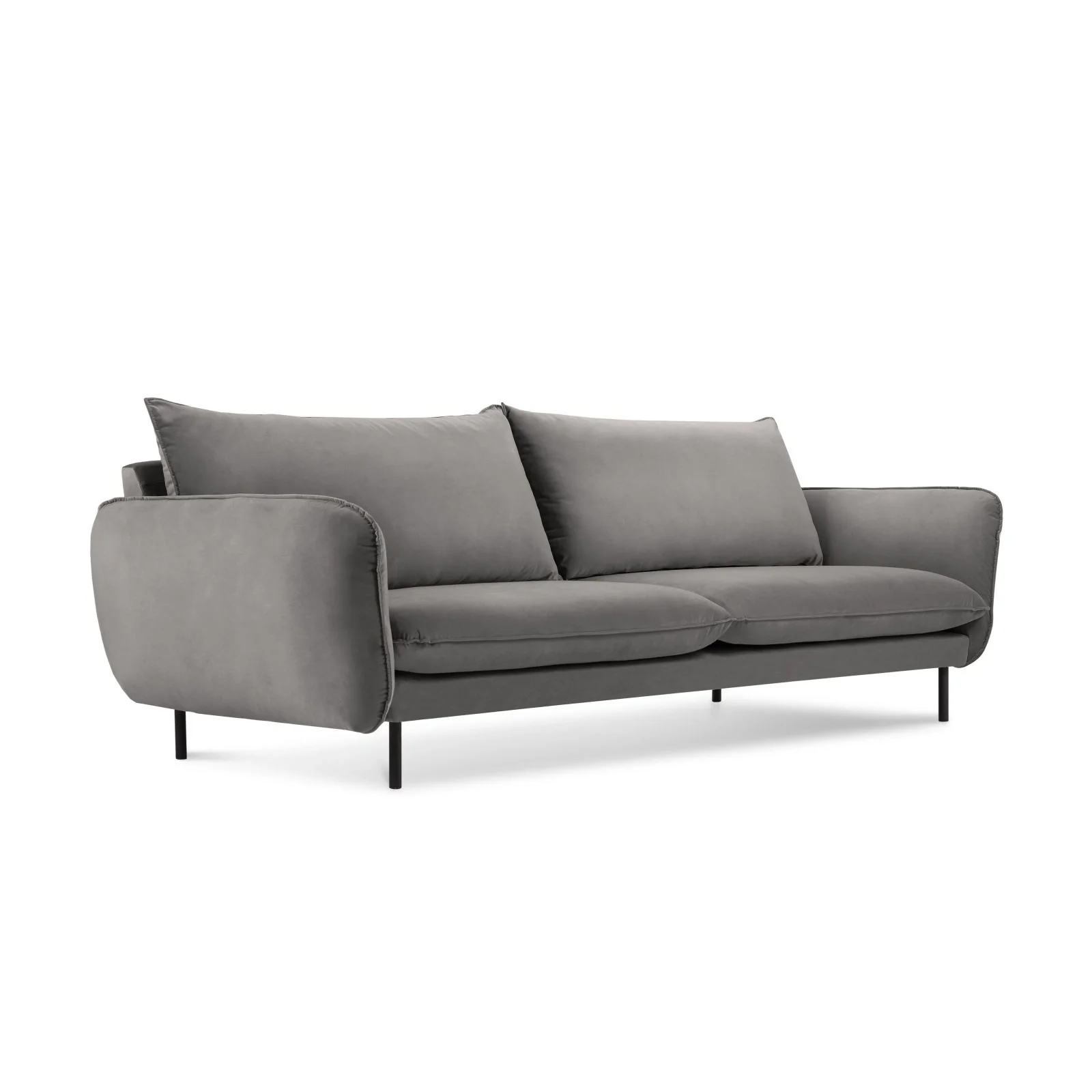 Vienna 3-Sitzer Sofa aus Samt, Boucle oder Strukturstoff, 200x92x95 cm - Image 92