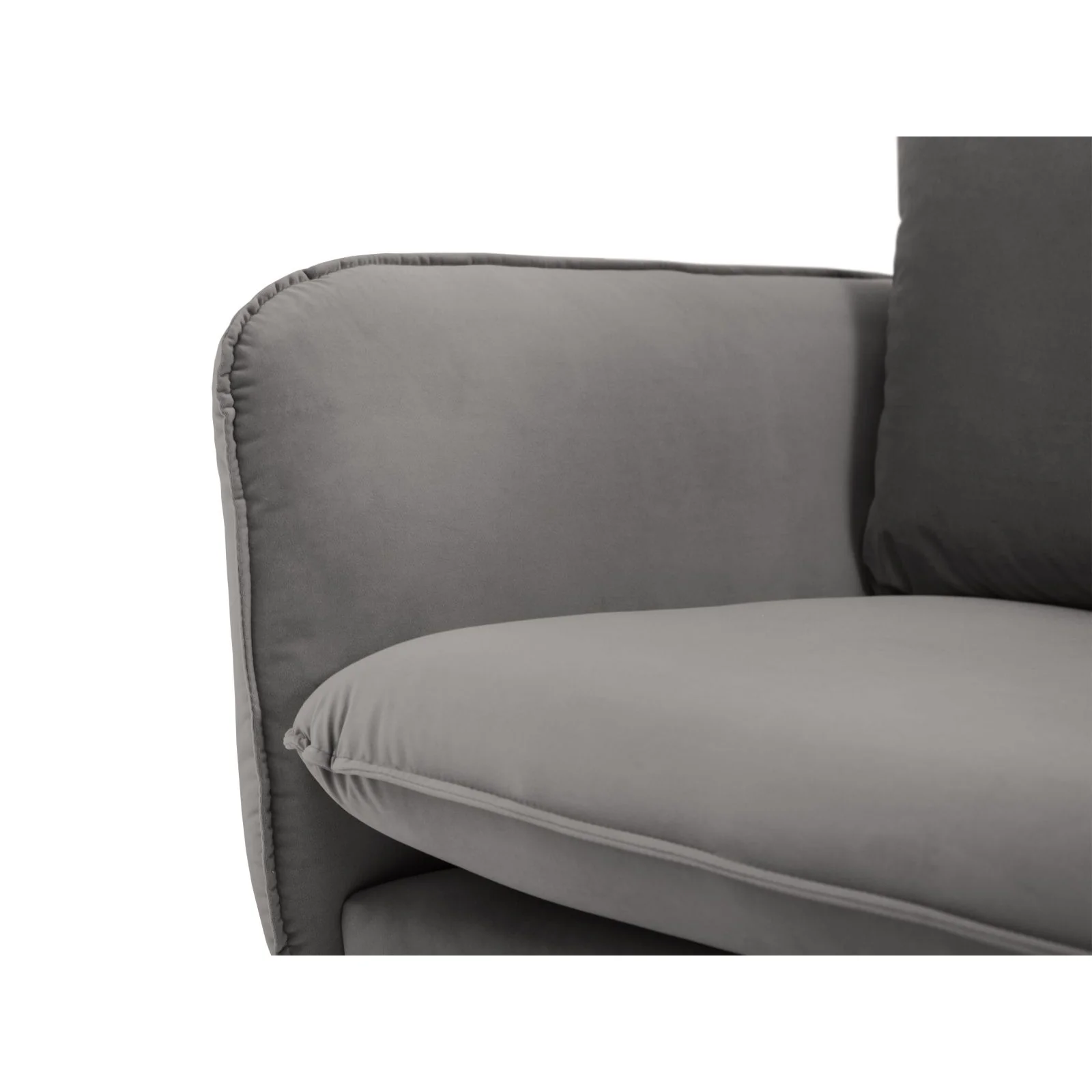 Vienna 3-Sitzer Sofa aus Samt, Boucle oder Strukturstoff, 200x92x95 cm - Image 97