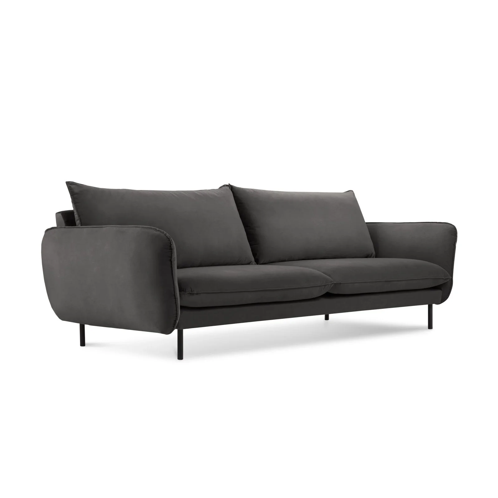 Vienna 3-Sitzer Sofa aus Samt, Boucle oder Strukturstoff, 200x92x95 cm - Image 99