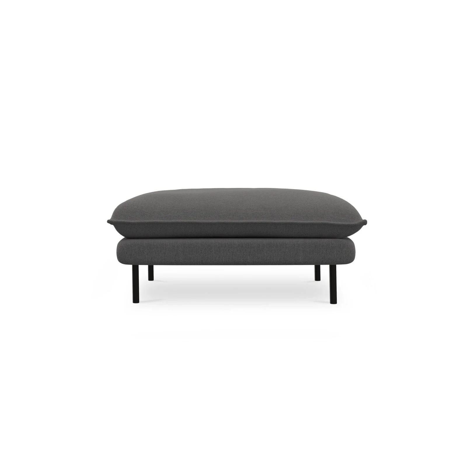Vienna Pouf aus Samt, Boucle oder Strukturstoff, 93x73x43 cm - Image 100