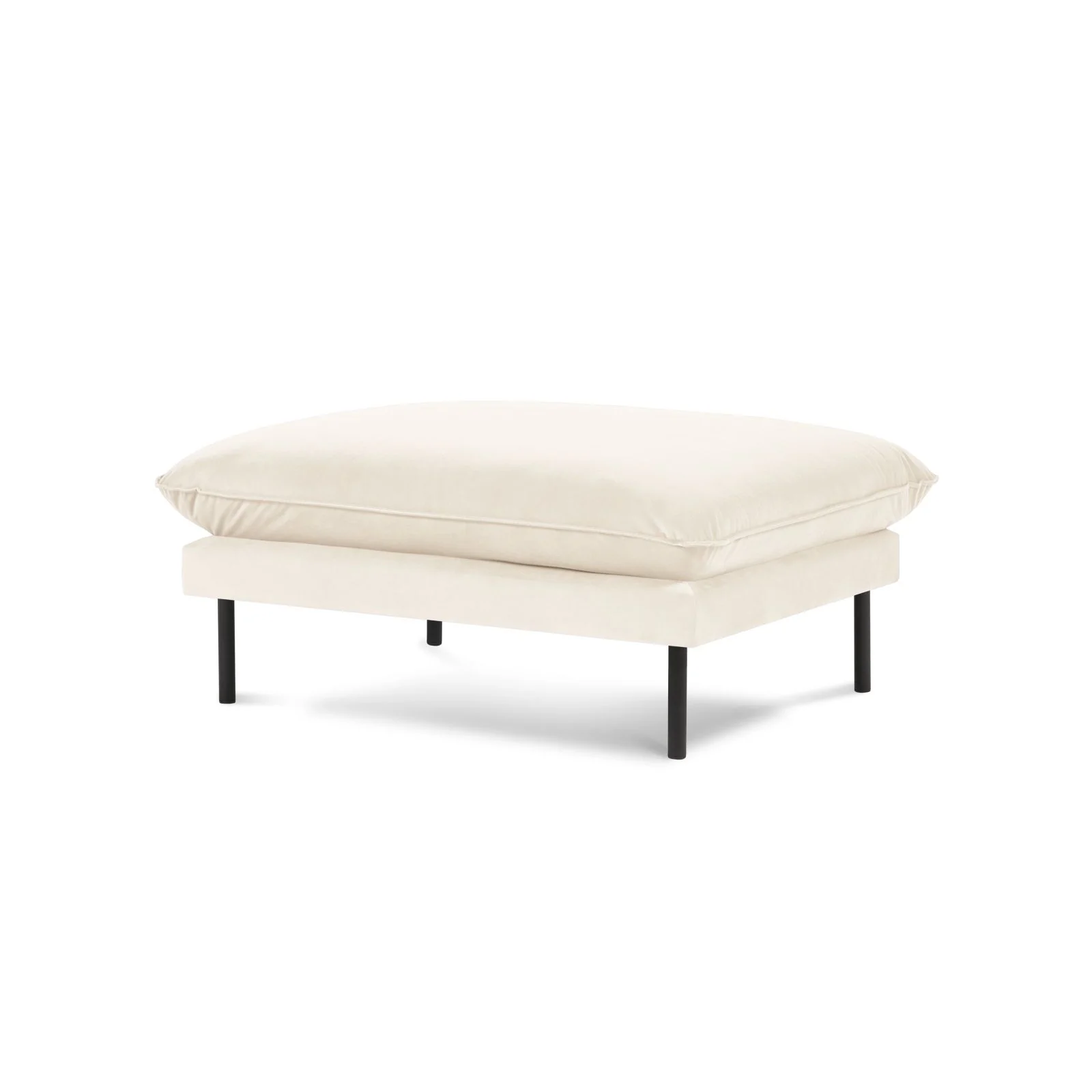 Vienna Pouf aus Samt, Boucle oder Strukturstoff, 93x73x43 cm - Image 35