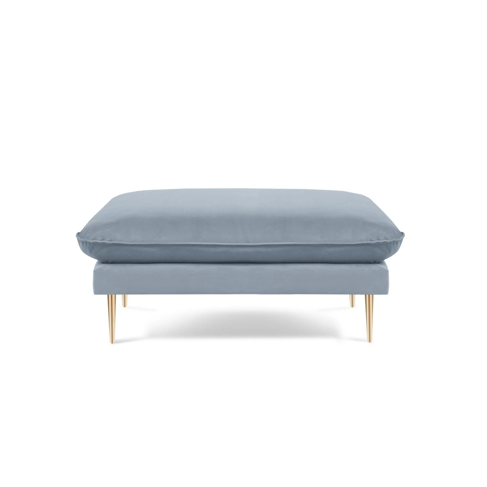 Vienna Pouf aus Samt, Boucle oder Strukturstoff, 93x73x43 cm - Image 5
