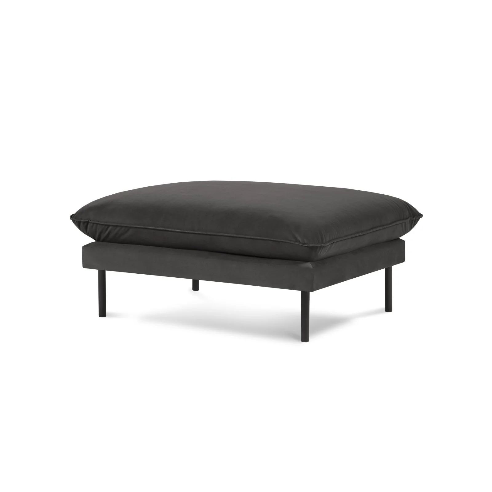 Vienna Pouf aus Samt, Boucle oder Strukturstoff, 93x73x43 cm - Image 59