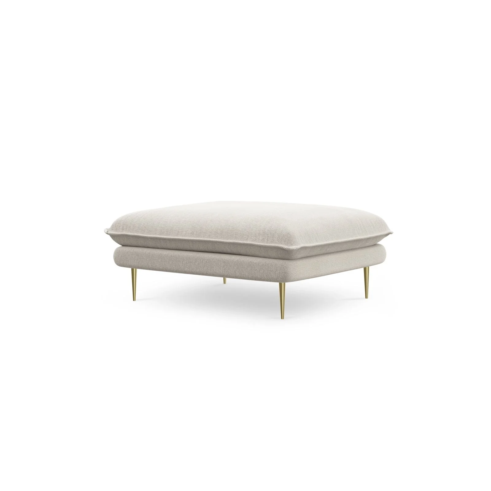 Vienna Pouf aus Samt, Boucle oder Strukturstoff, 93x73x43 cm - Image 68