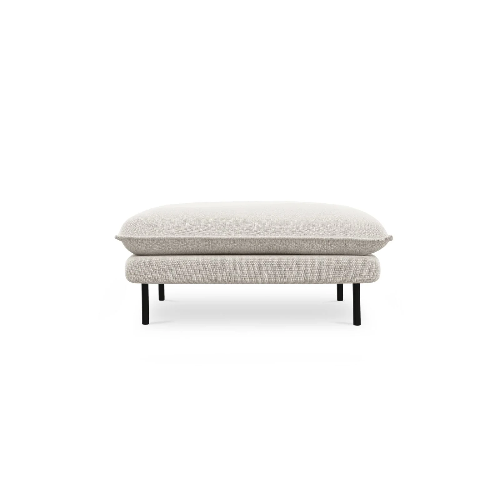 Vienna Pouf aus Samt, Boucle oder Strukturstoff, 93x73x43 cm - Image 85