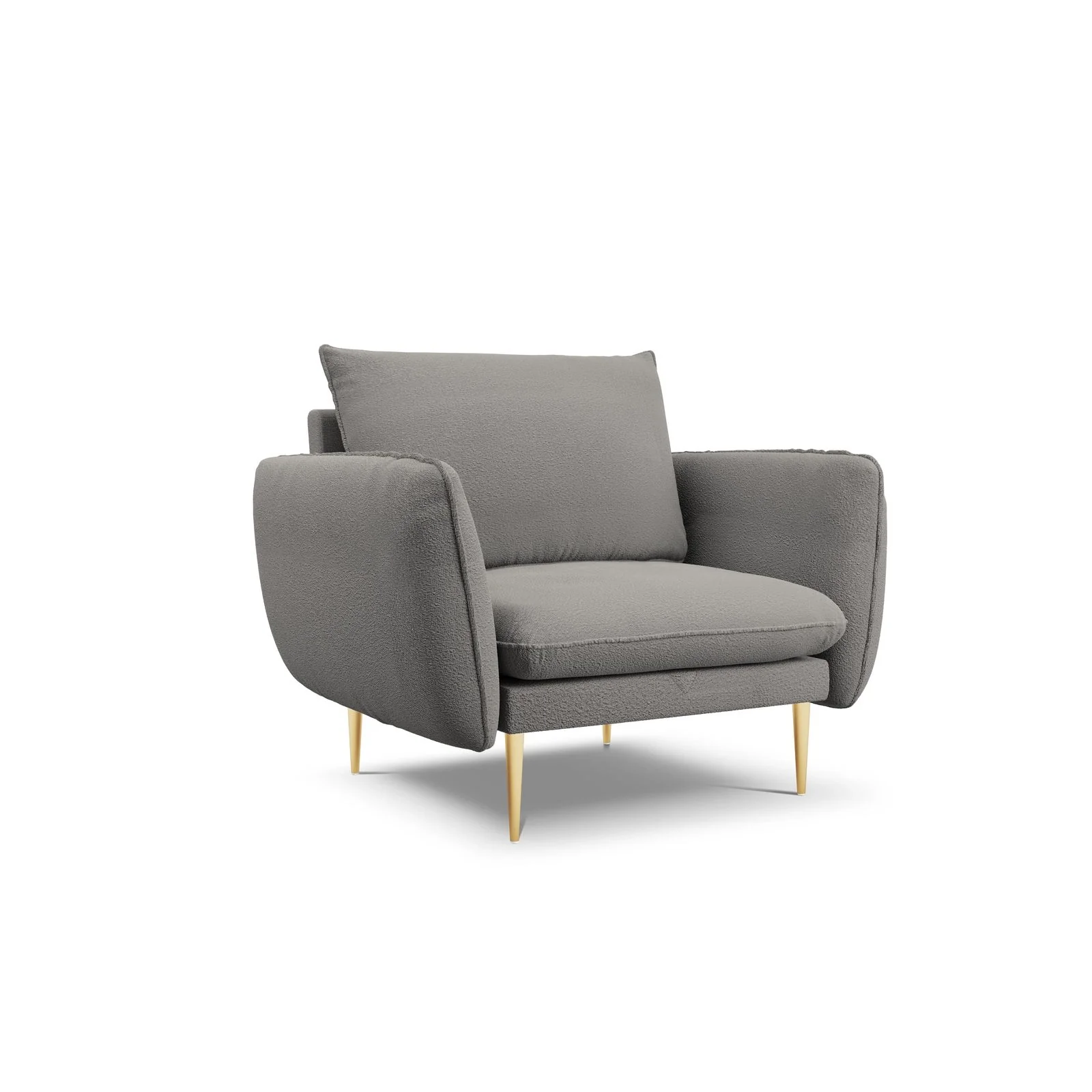 Vienna Sessel aus Samt, Boucle oder Strukturstoff, 97x94x95 cm - Image 174