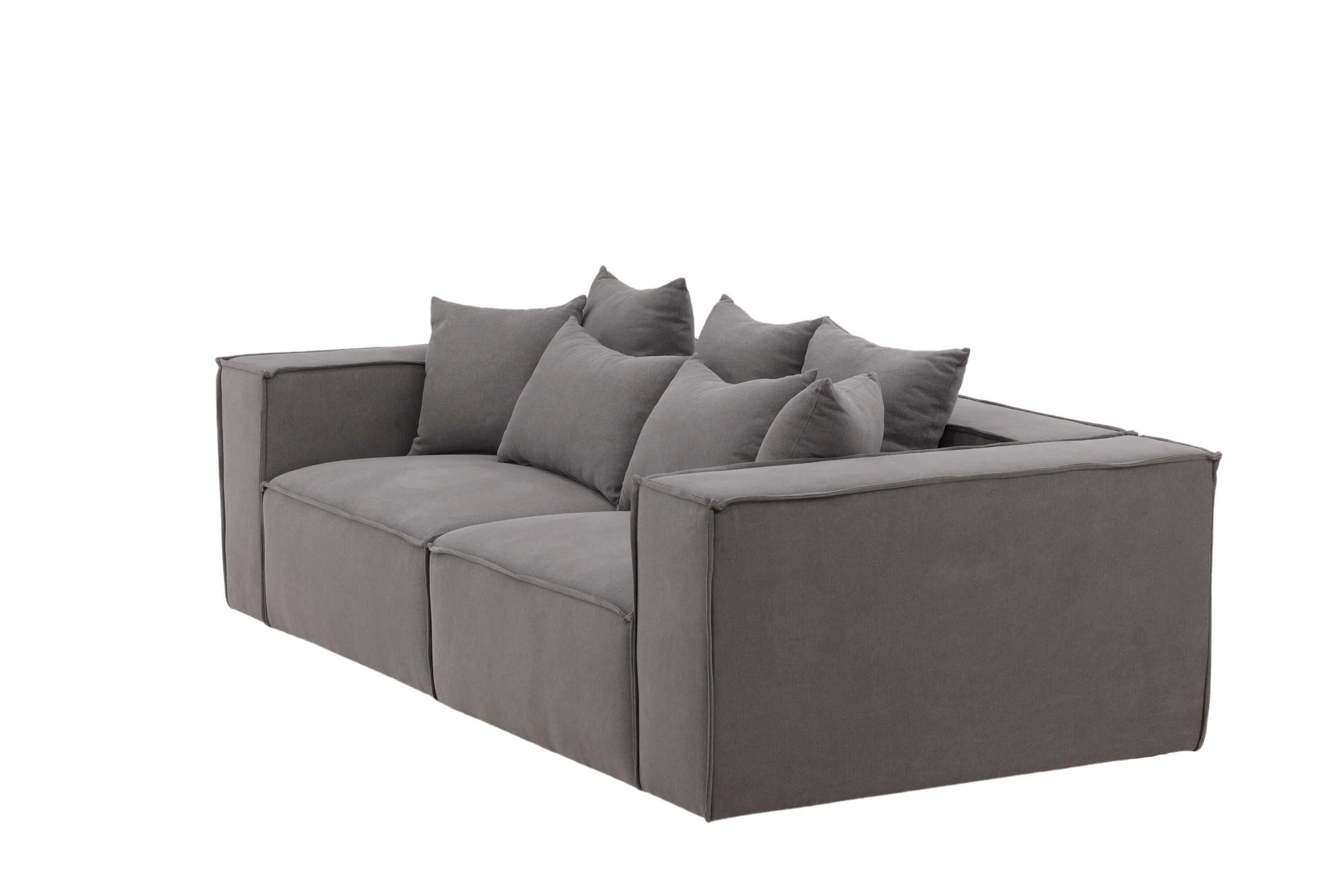 Gillholmen 3-Sitzer Sofa - Grau / Graues Leinen - Image 8