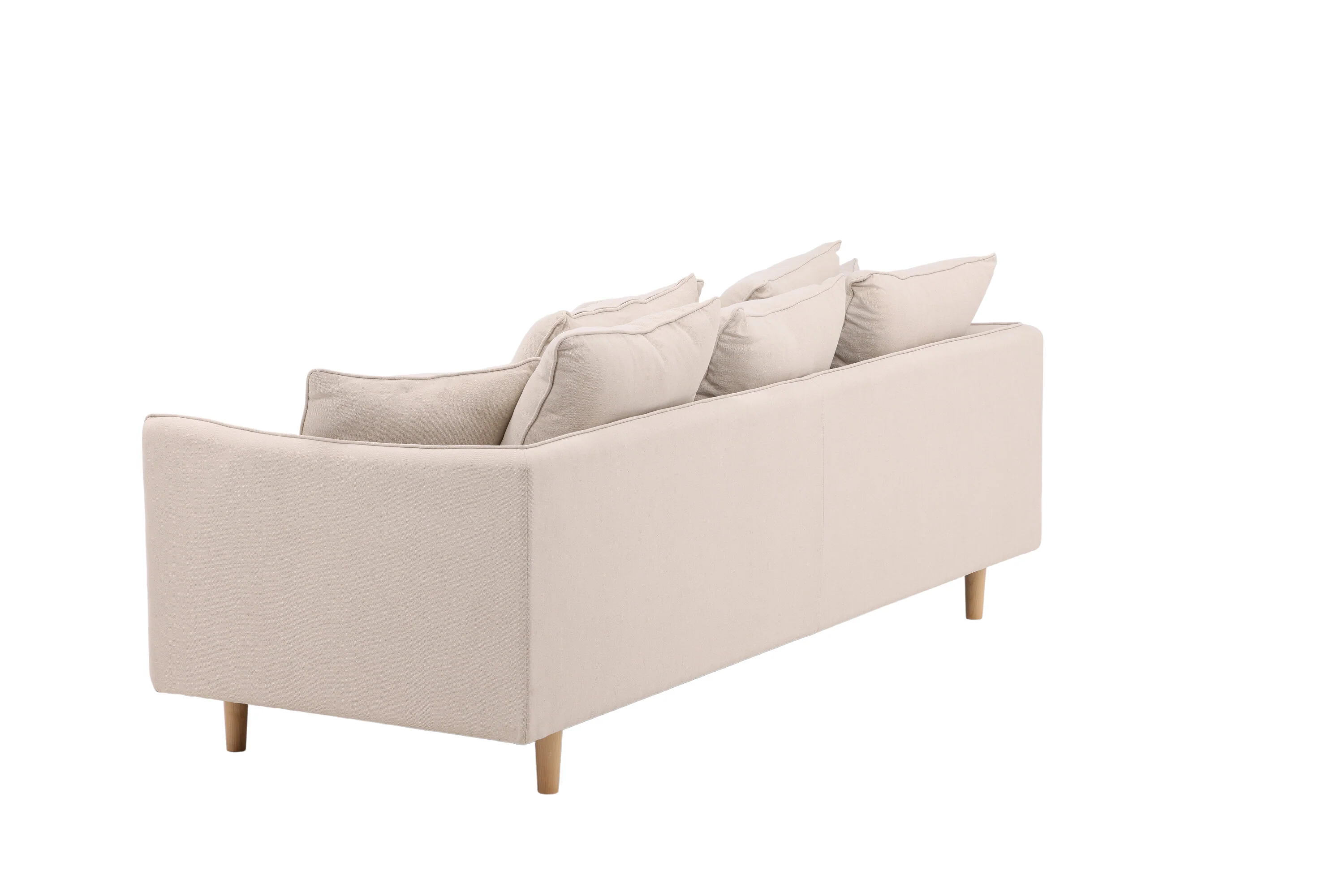 Segelskären 3-Sitzer Sofa - Whitewash / Beige Leinen - Image 10