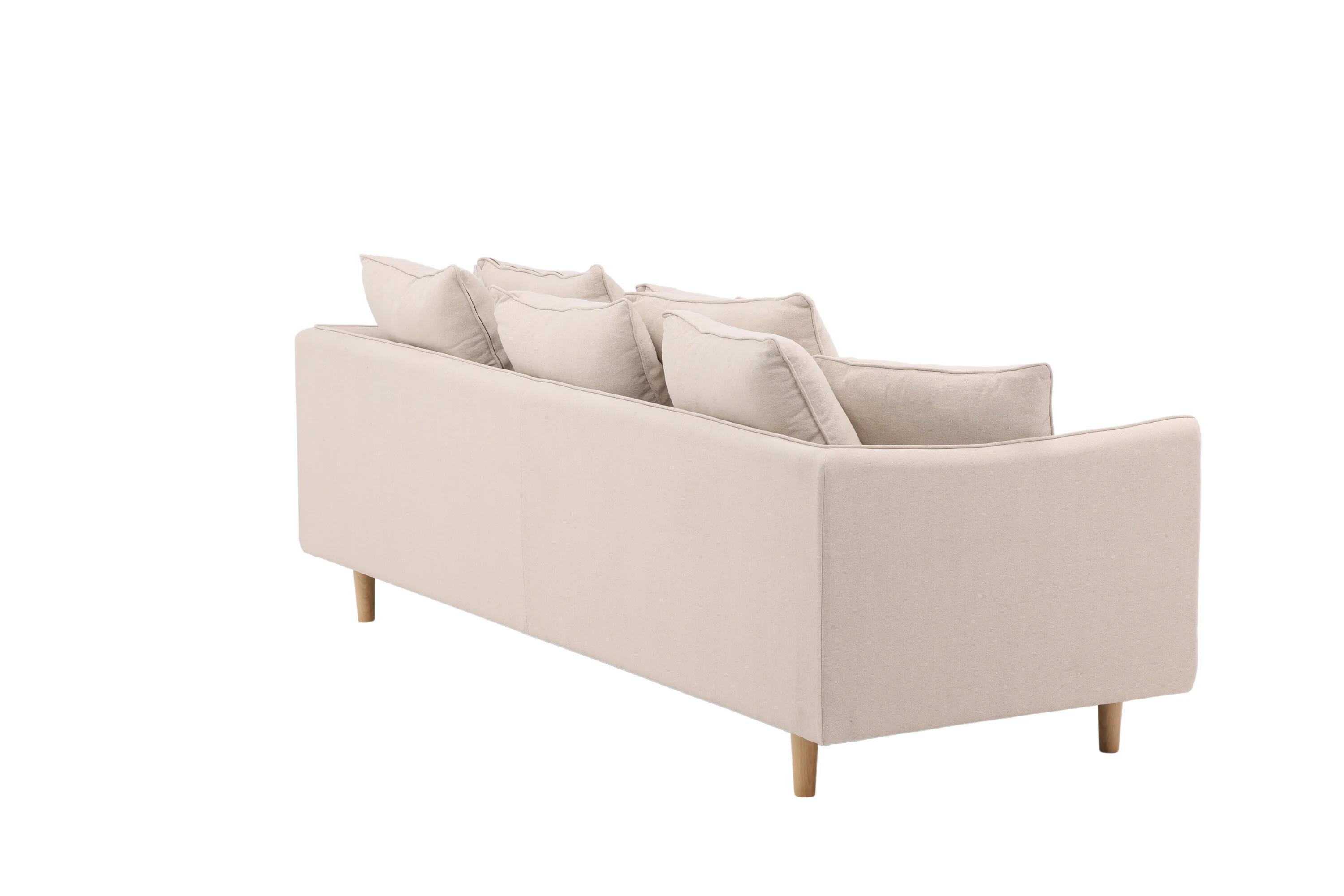 Segelskären 3-Sitzer Sofa - Whitewash / Beige Leinen - Image 12