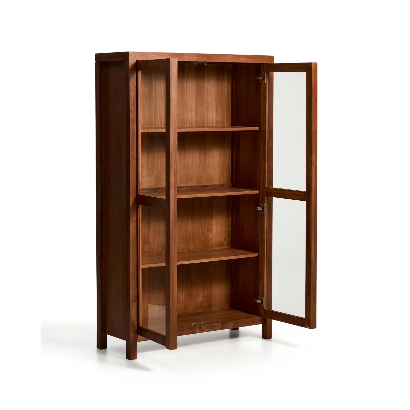 Vitrine Norani aus massivem Akazienholz und Akazienfurnier 110 x 185 cm - Image 5