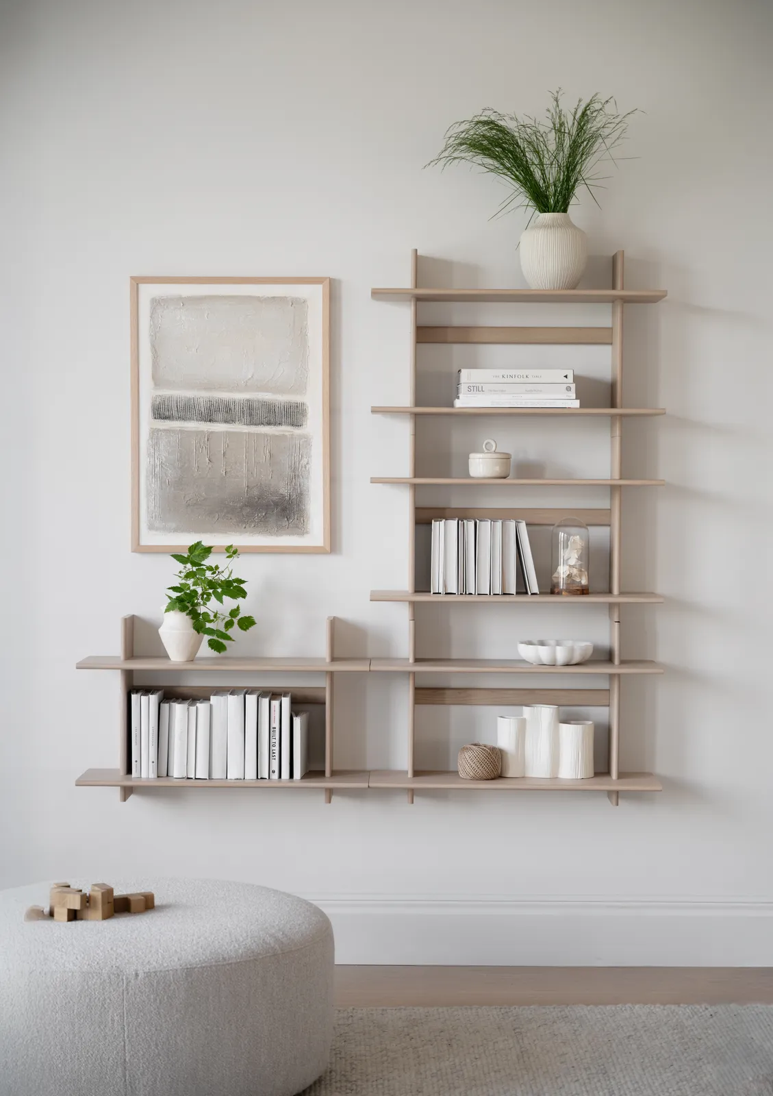 WESTLOCK Regal aus Eiche Weiß pigmentiert 25x75x48cm - Image 3
