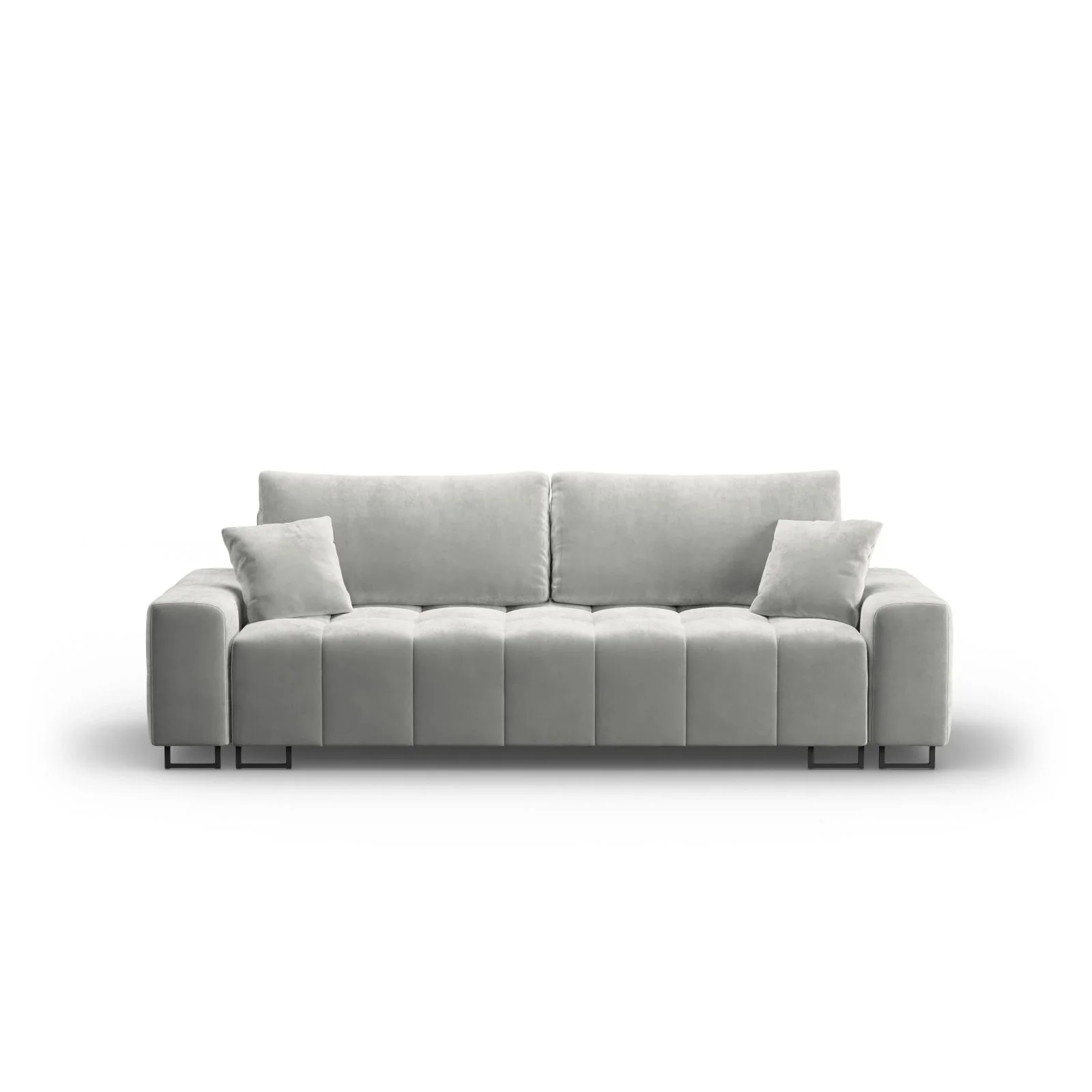 Wicklow 3-Sitzer Sofa mit Schlaffunktion und Stauraum, aus Samt, 250x105x90 cm - Image 56