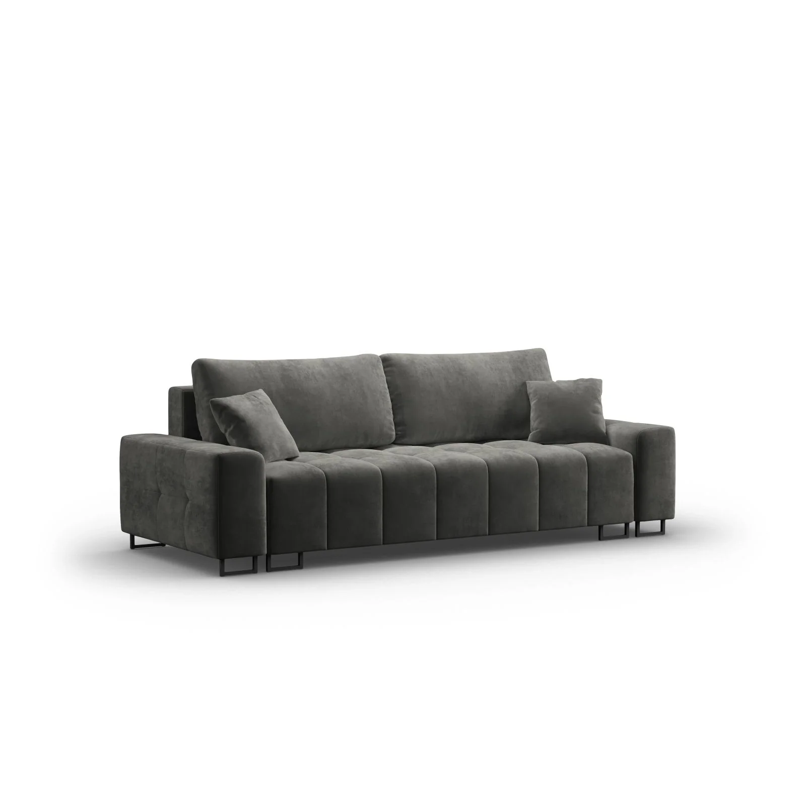 Wicklow 3-Sitzer Sofa mit Schlaffunktion und Stauraum, aus Samt, 250x105x90 cm - Image 65
