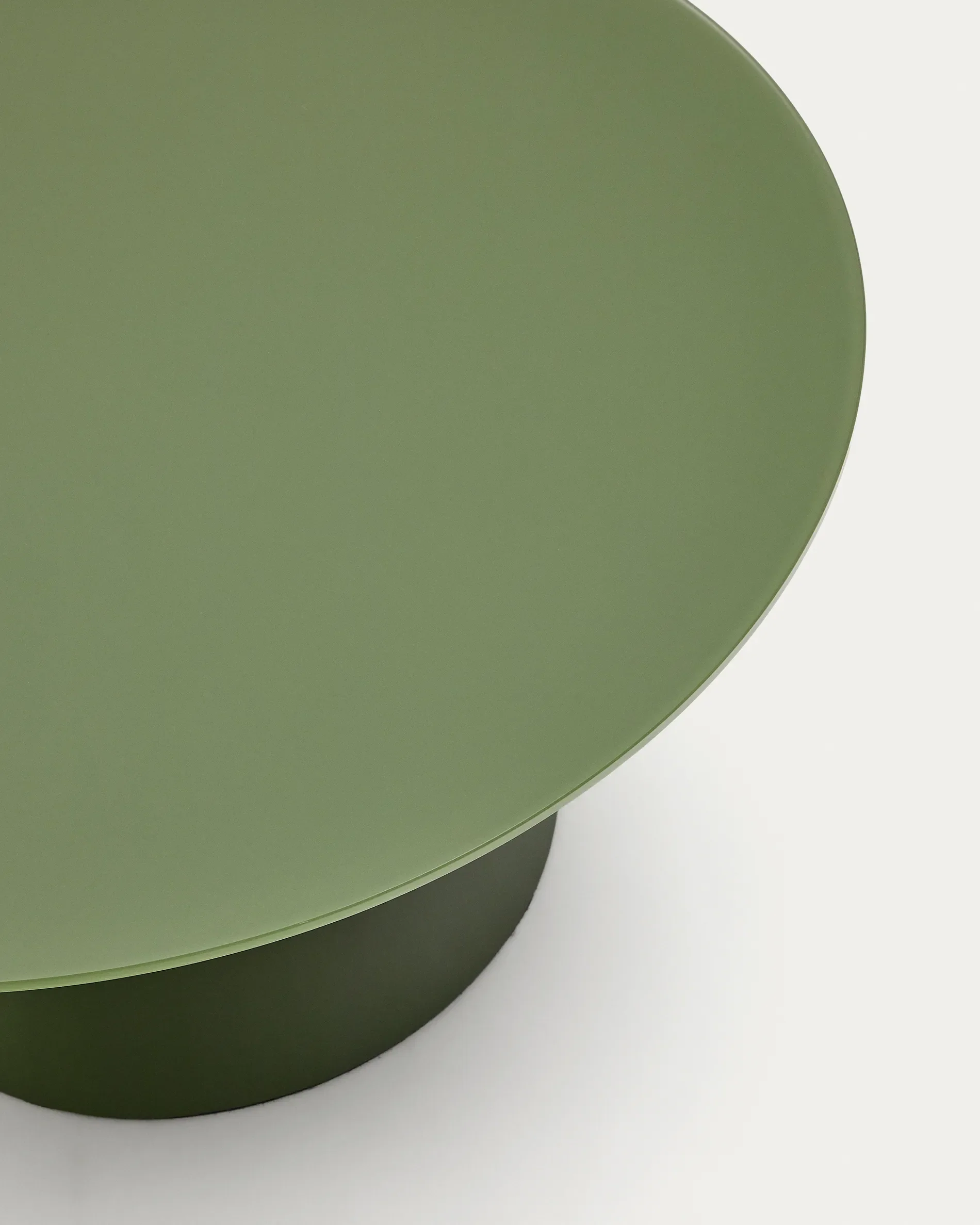 Wilshire Couchtisch aus gehärtetem Milchglas und Metall Ø 80 cm - Image 17