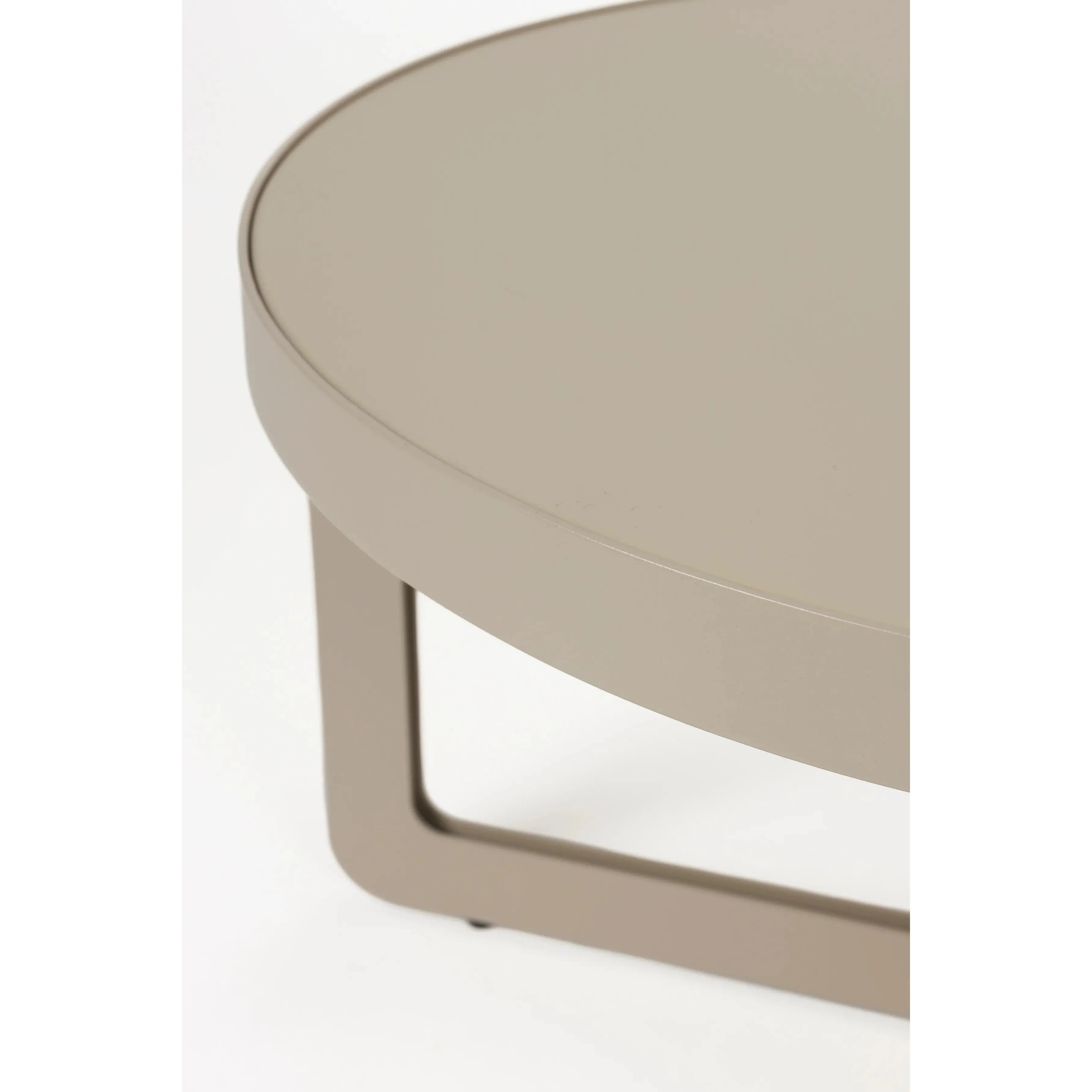 Couchtisch Centre Oval Beige 102x68cm - Image 2