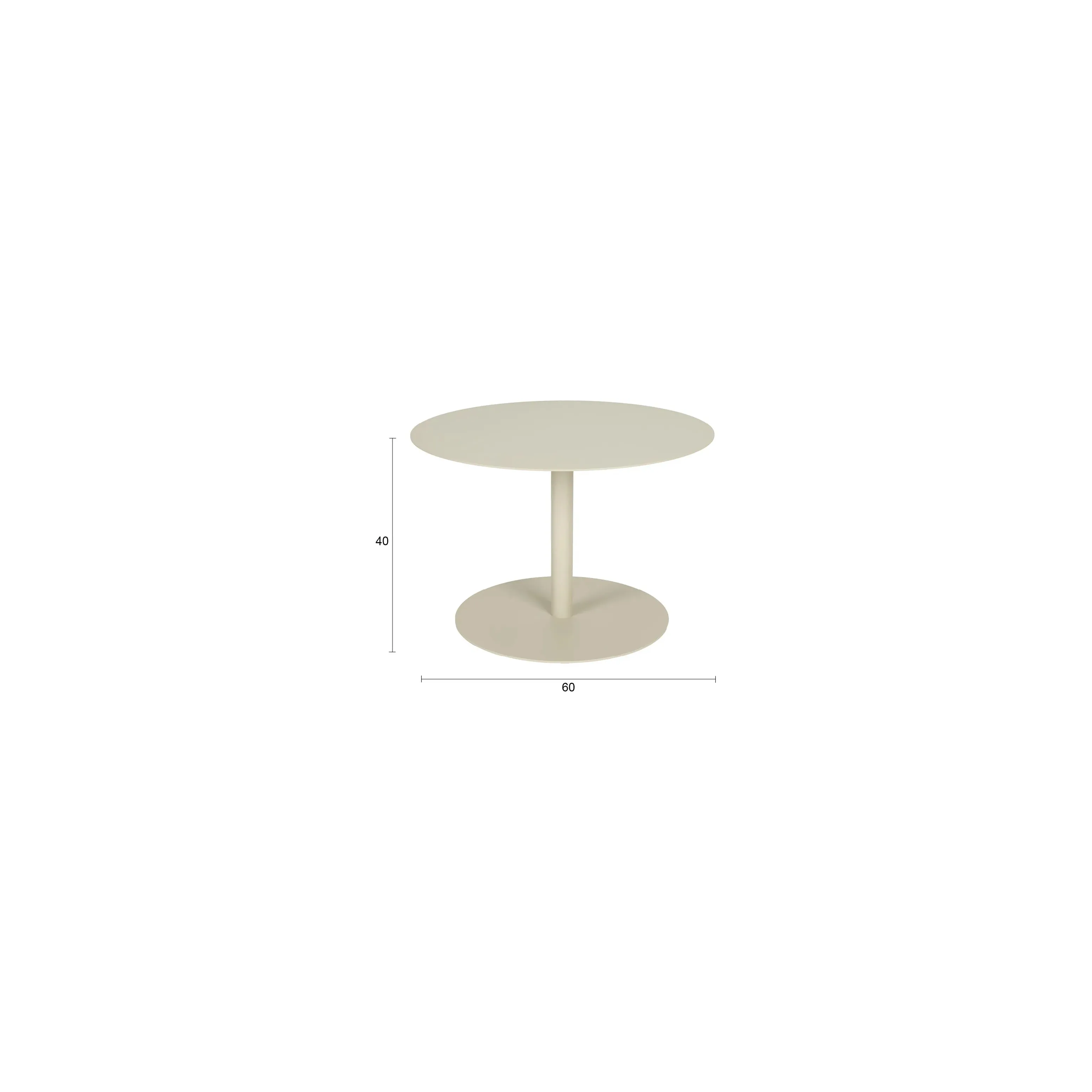 Couchtisch Snow Braun Reis 60x60cm - Image 5