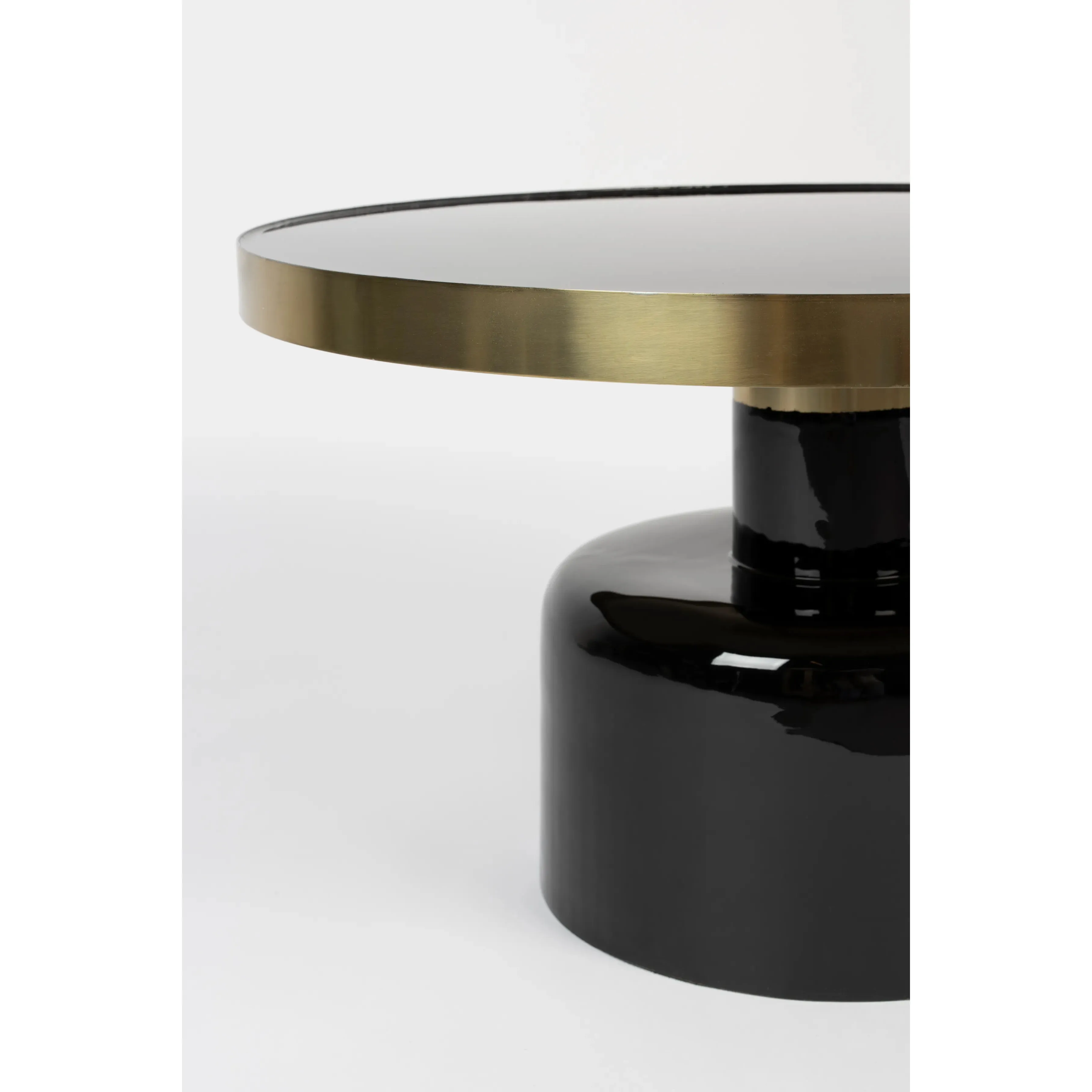 Glam Couchtisch Schwarz 60x60cm - Image 4