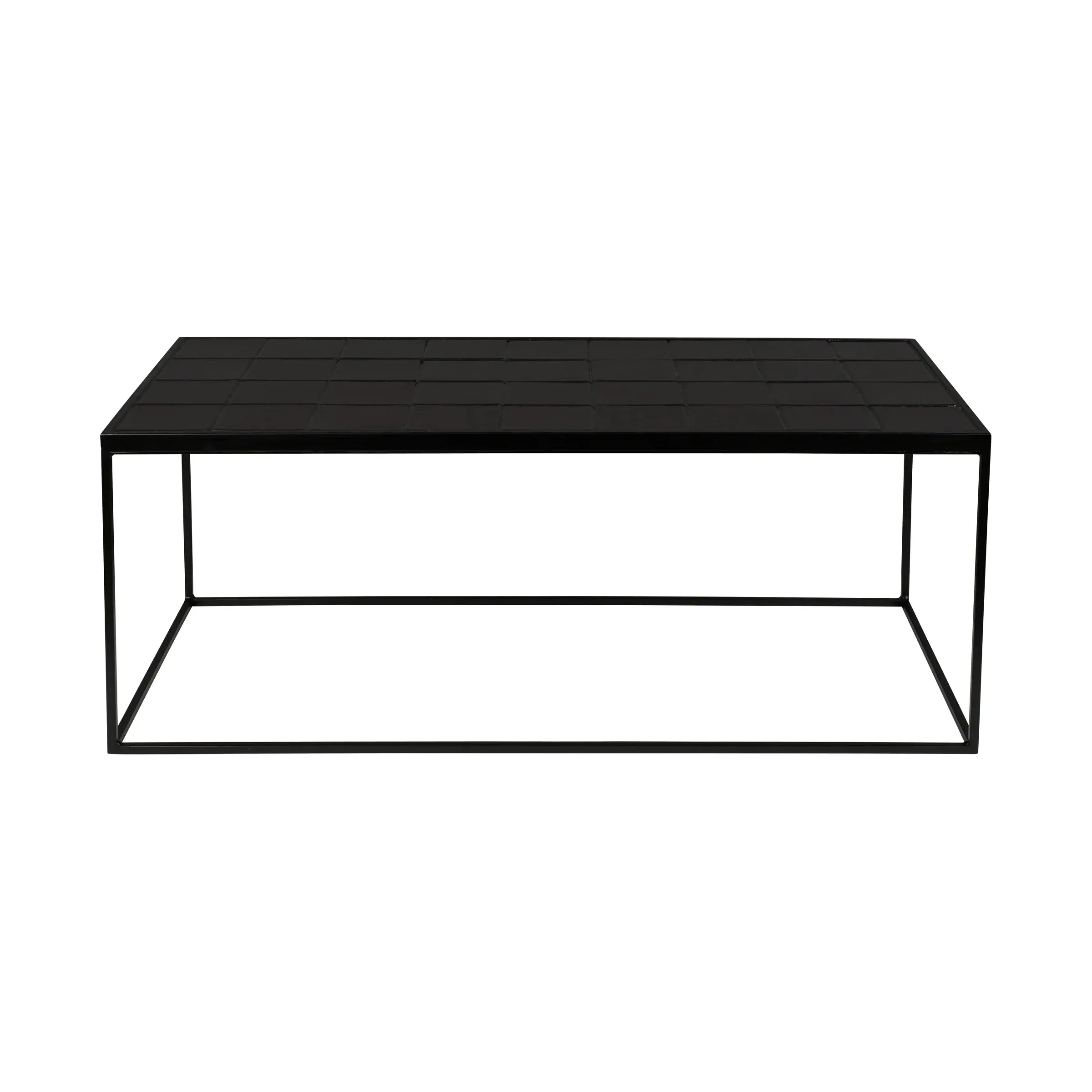 Glazed Couchtisch Schwarz 93x43cm