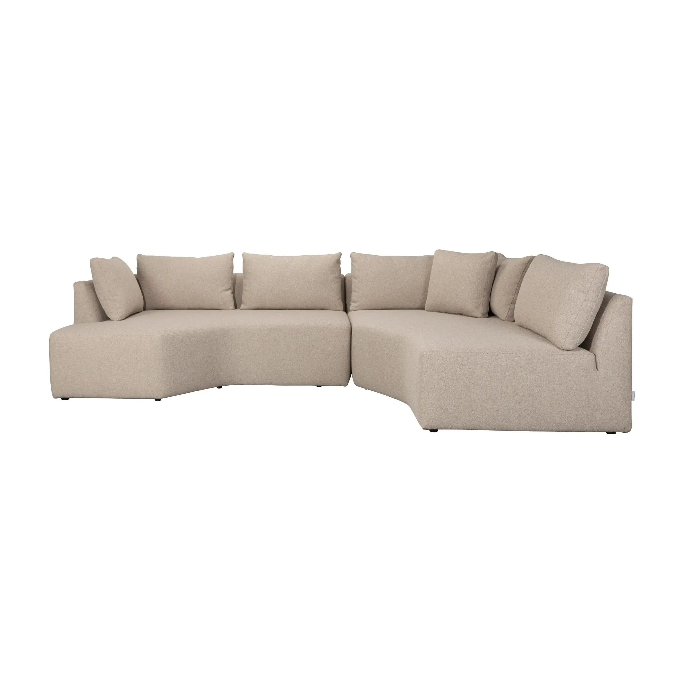 Prosper Sofa Rechts Cappuccino 355x126cm