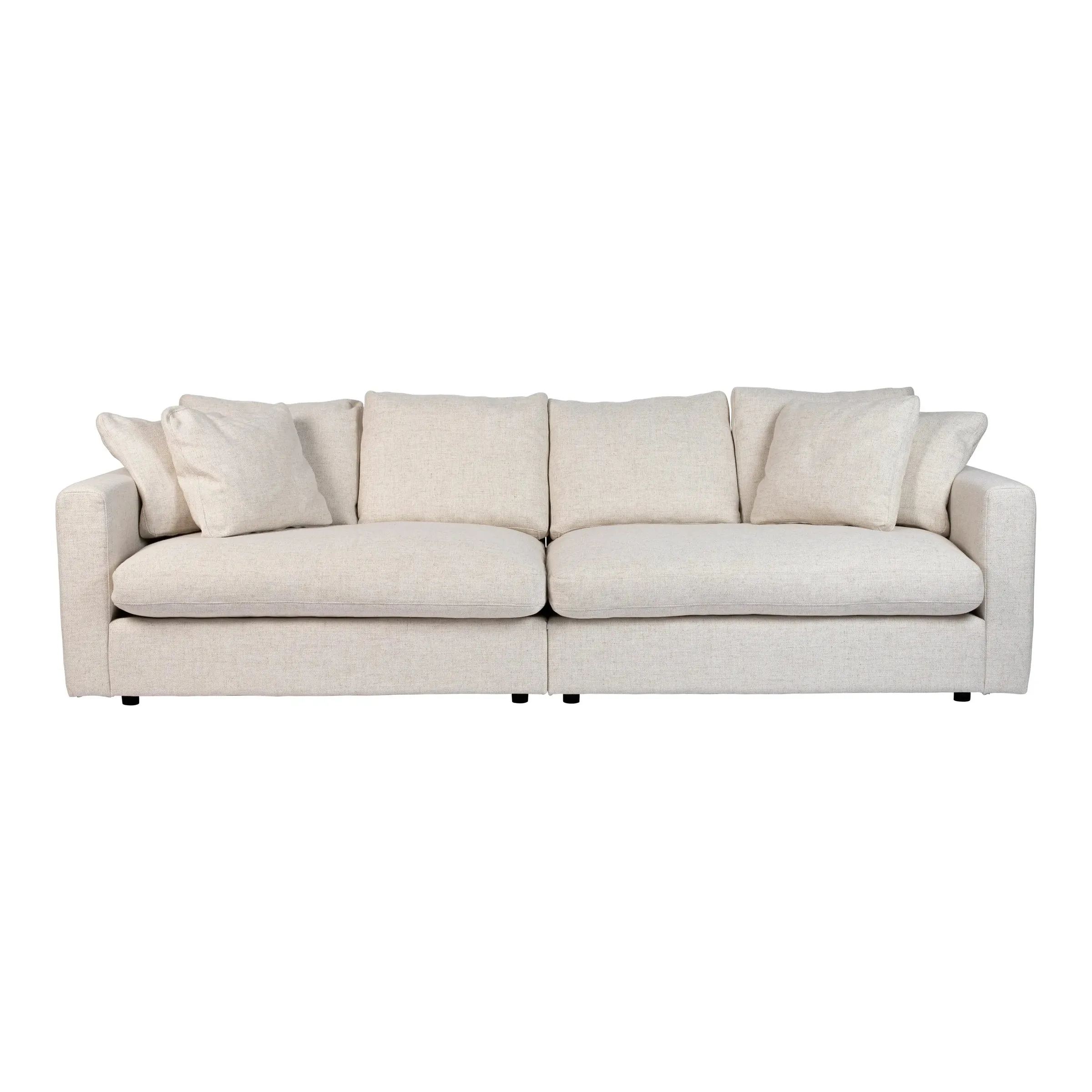 Sense 3-Sitzer Sofa Creme 266x113cm
