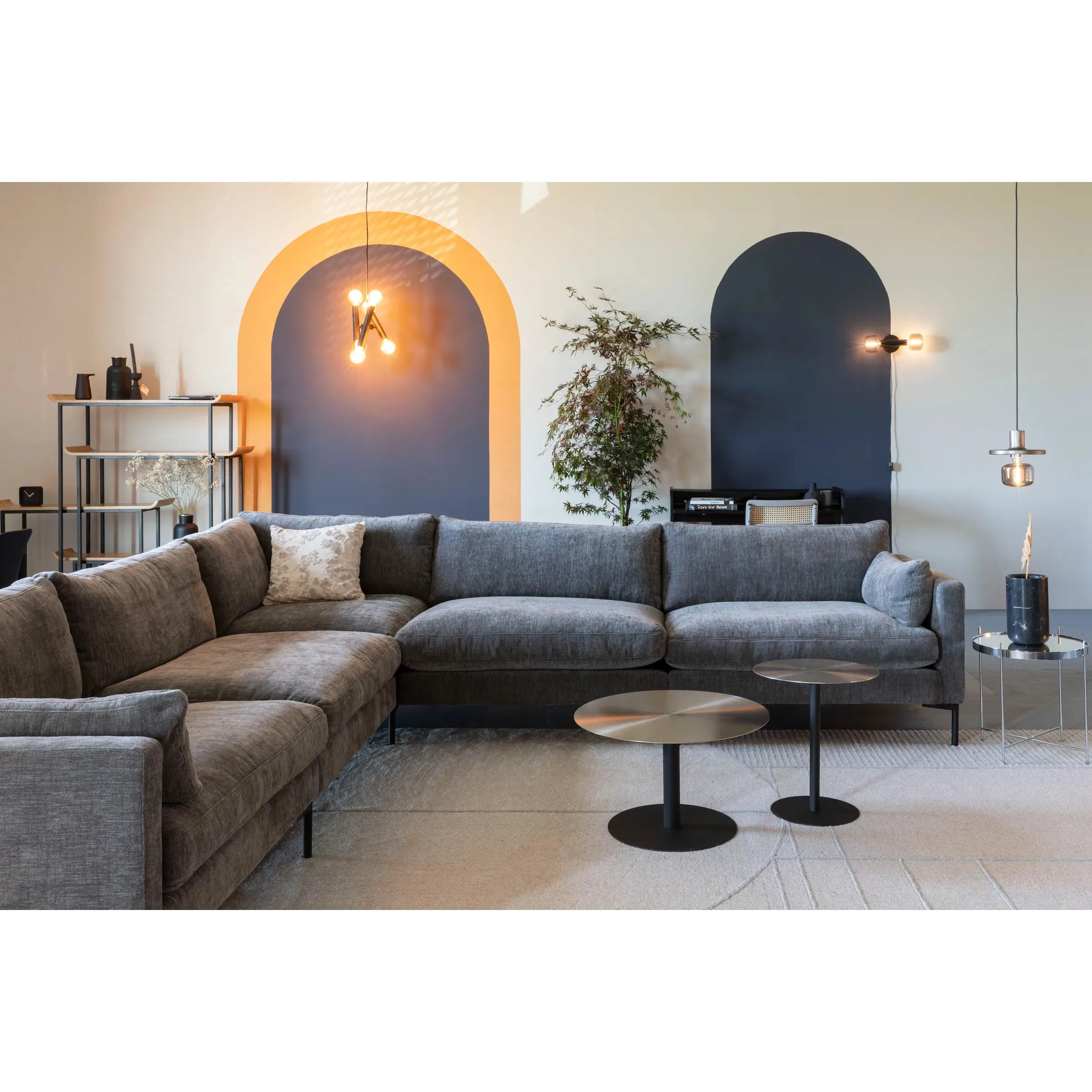 Summer 7-Sitzer Sofa Anthrazit 318x32cm - Image 2