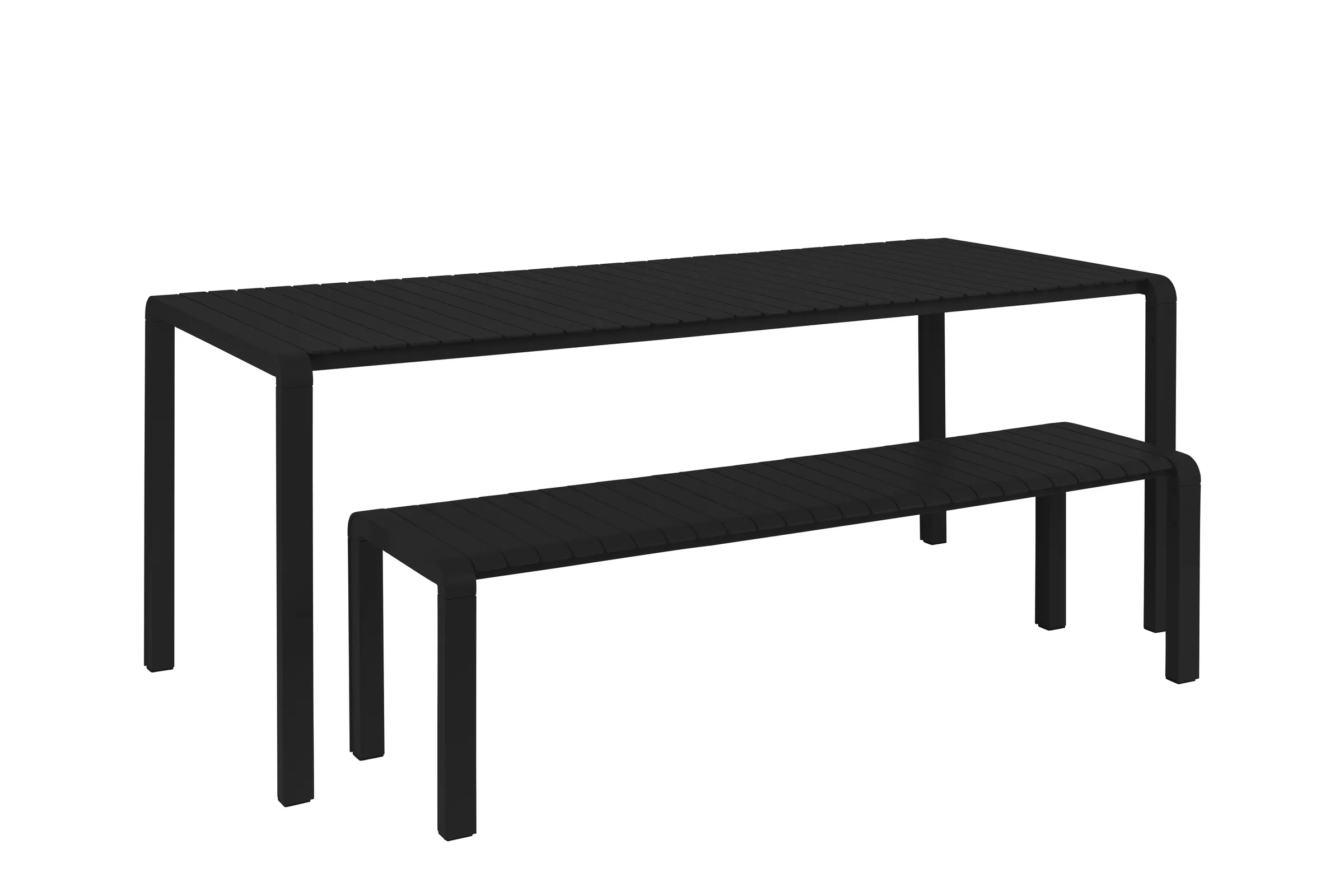 Vondel Gartentisch 214x97 Schwarz - Image 5